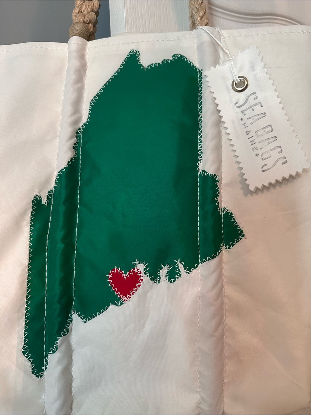 Sea Bags of Maine Heart of Maine Tote Bag-EUC - Picture 3 of 7